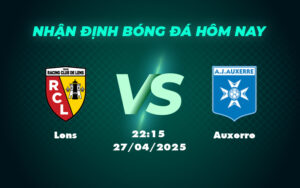 lens auxerre 27 04 ligue 1