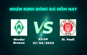 werder bremen st pauli 27 04 bundesliga
